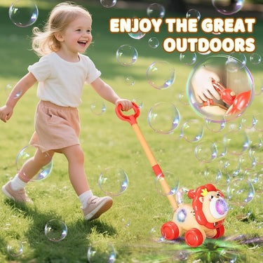 Rechargeable Cute Pet Lion Bubble Machine